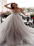 Sweetheart A Line Long Beading Prom Dress LBQ1504